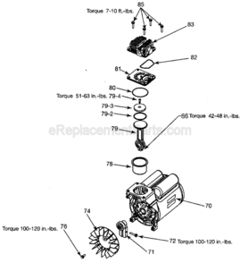 Page B Diagram and Parts List for C3151 Type 1 Porter Cable Compressor